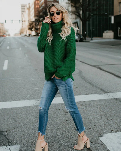 Women's turtleneck sweater