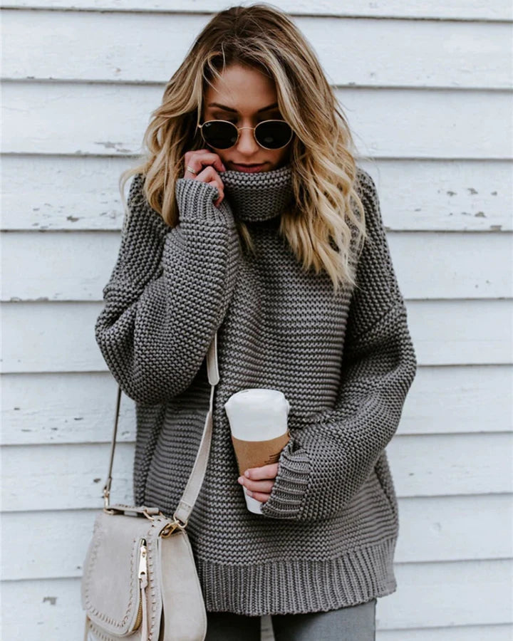 Women's turtleneck sweater