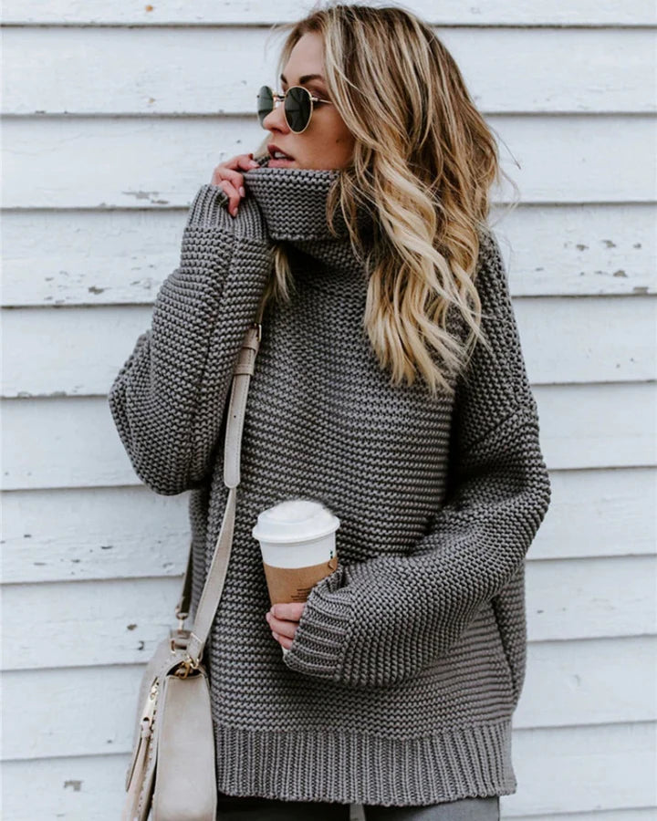 Women's turtleneck sweater