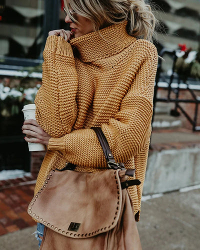 Women's turtleneck sweater