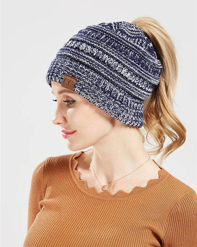 Olivia ponytail beanie